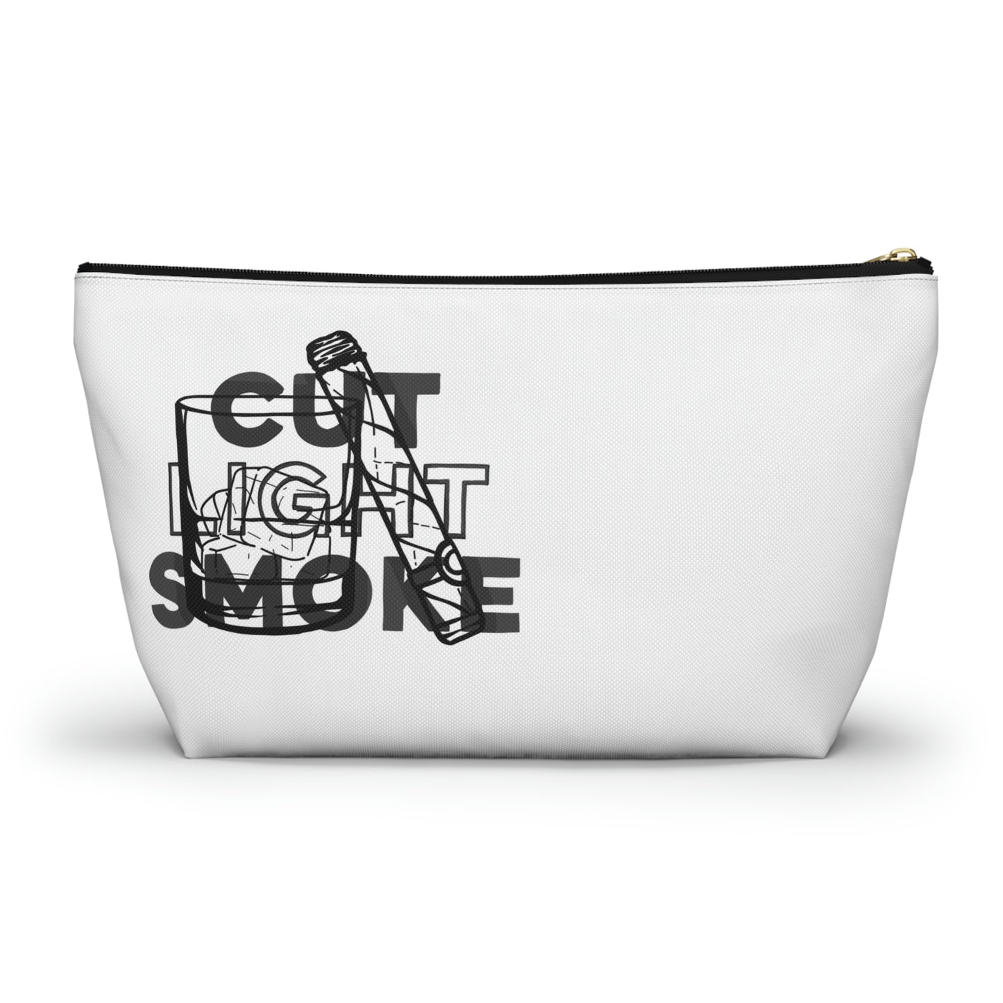 Cut Light Smoke Accessory Pouch w T-bottom