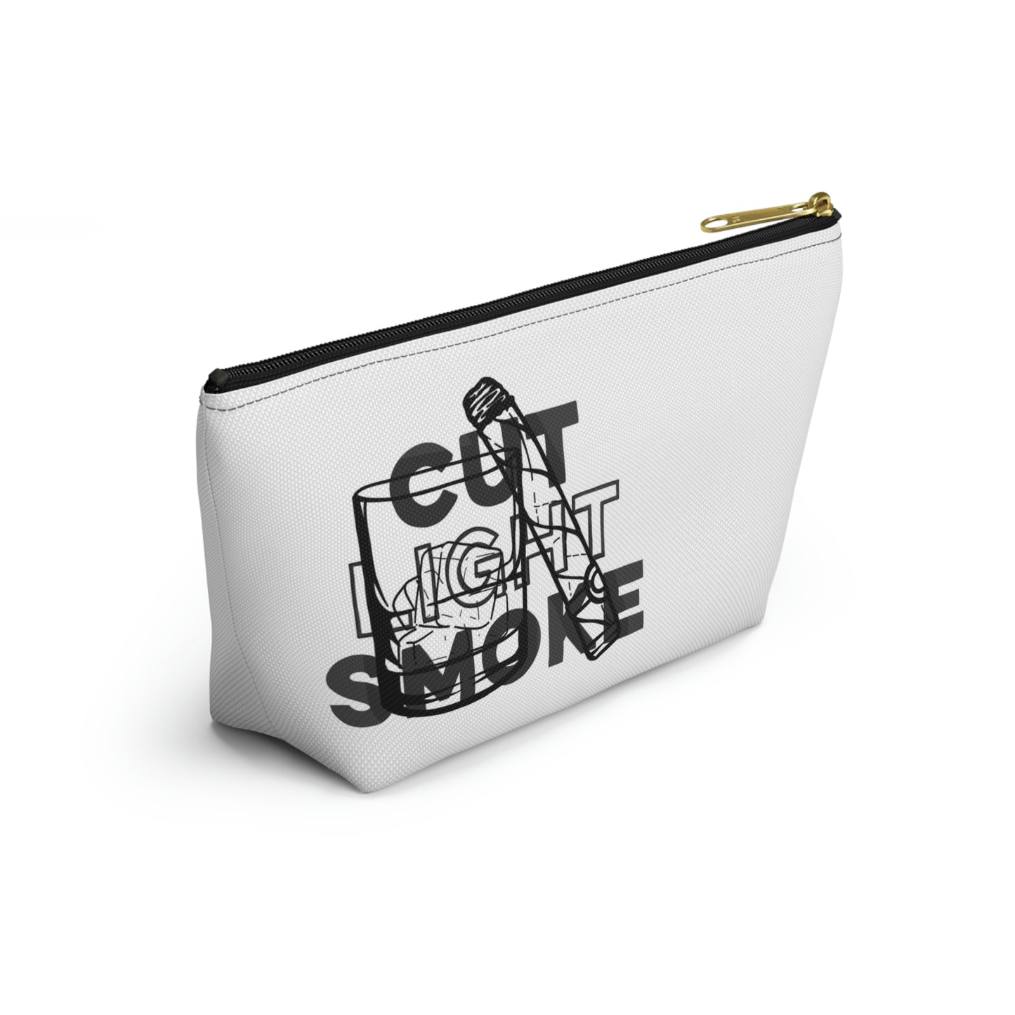 Cut Light Smoke Accessory Pouch w T-bottom