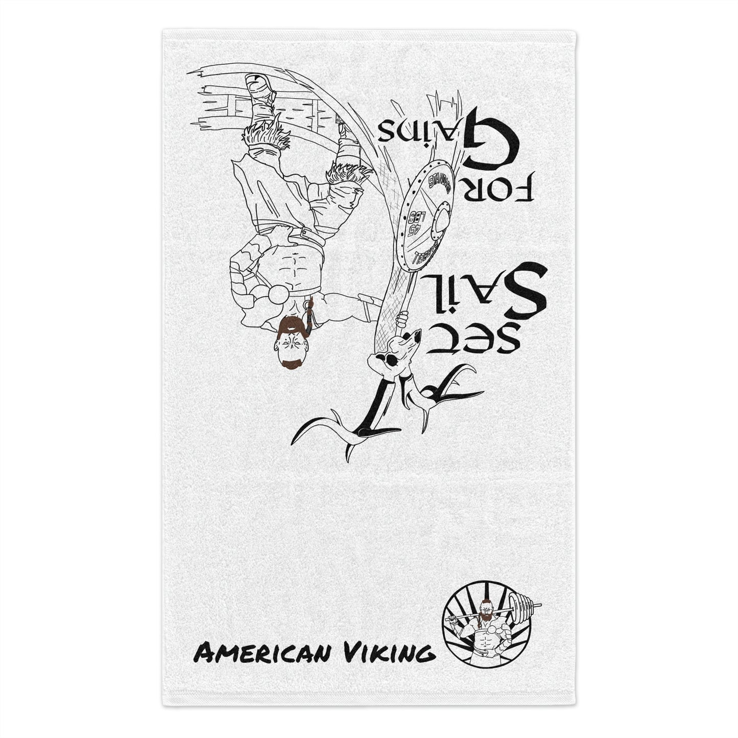 Set Sail For Gains Rally Towel, 11x18