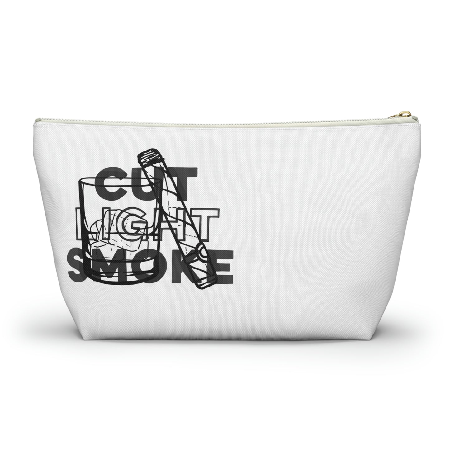 Cut Light Smoke Accessory Pouch w T-bottom