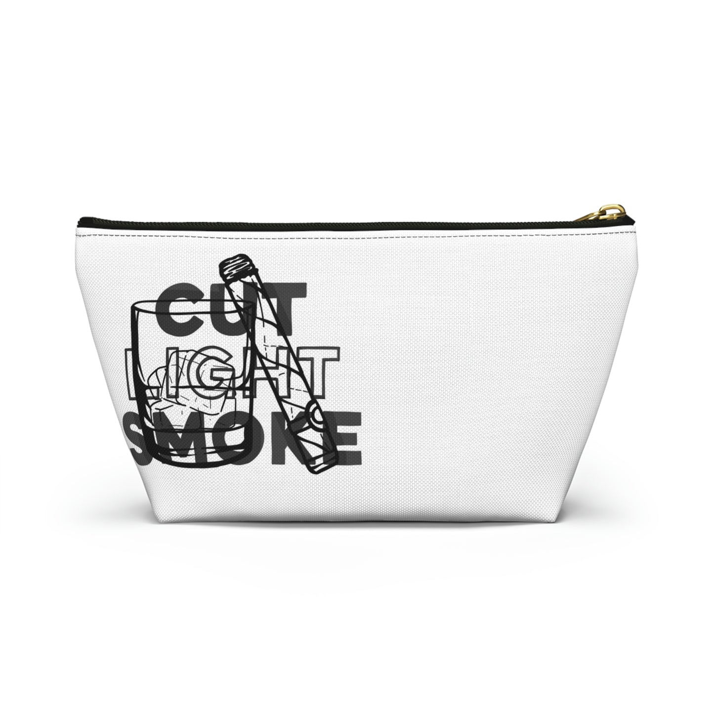 Cut Light Smoke Accessory Pouch w T-bottom