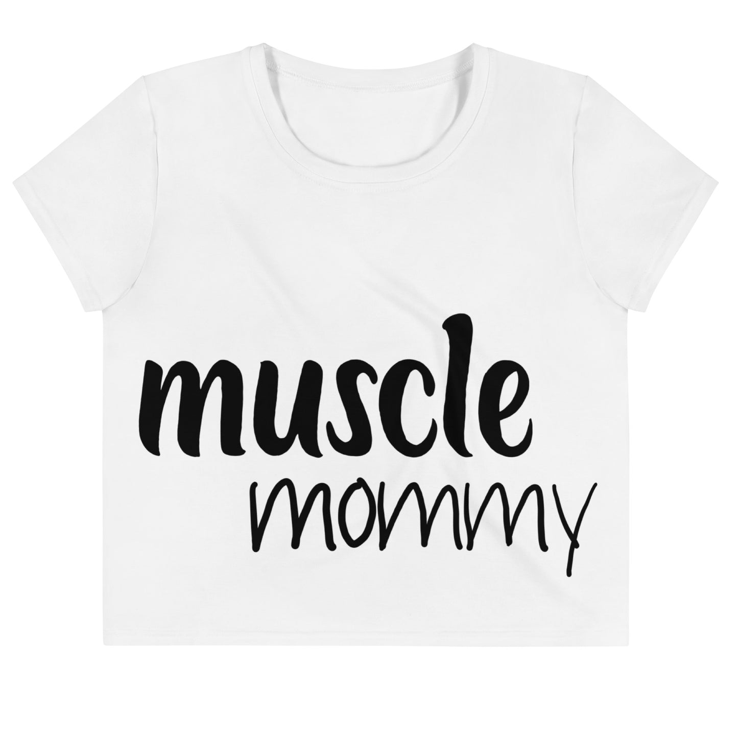 Muscle Mommy Crop Tee