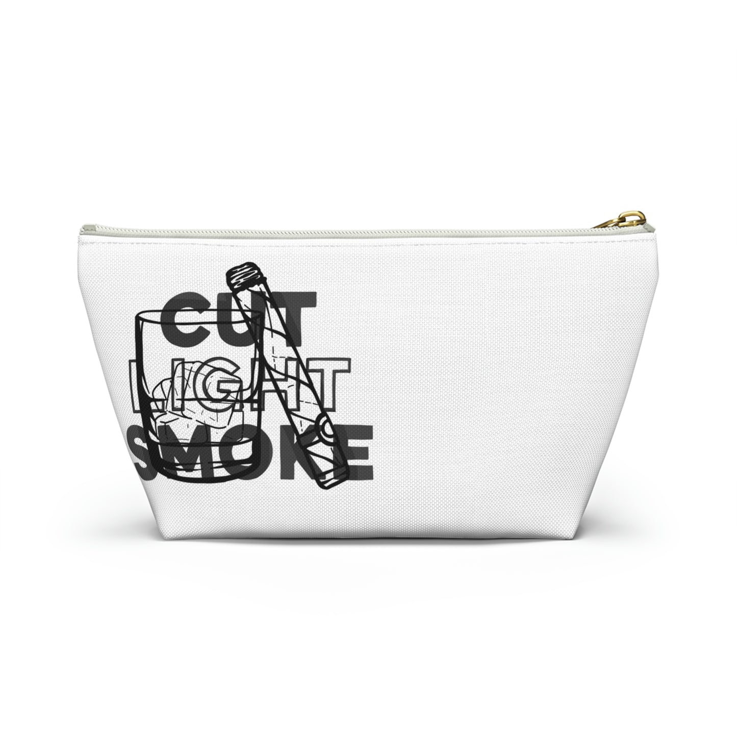 Cut Light Smoke Accessory Pouch w T-bottom