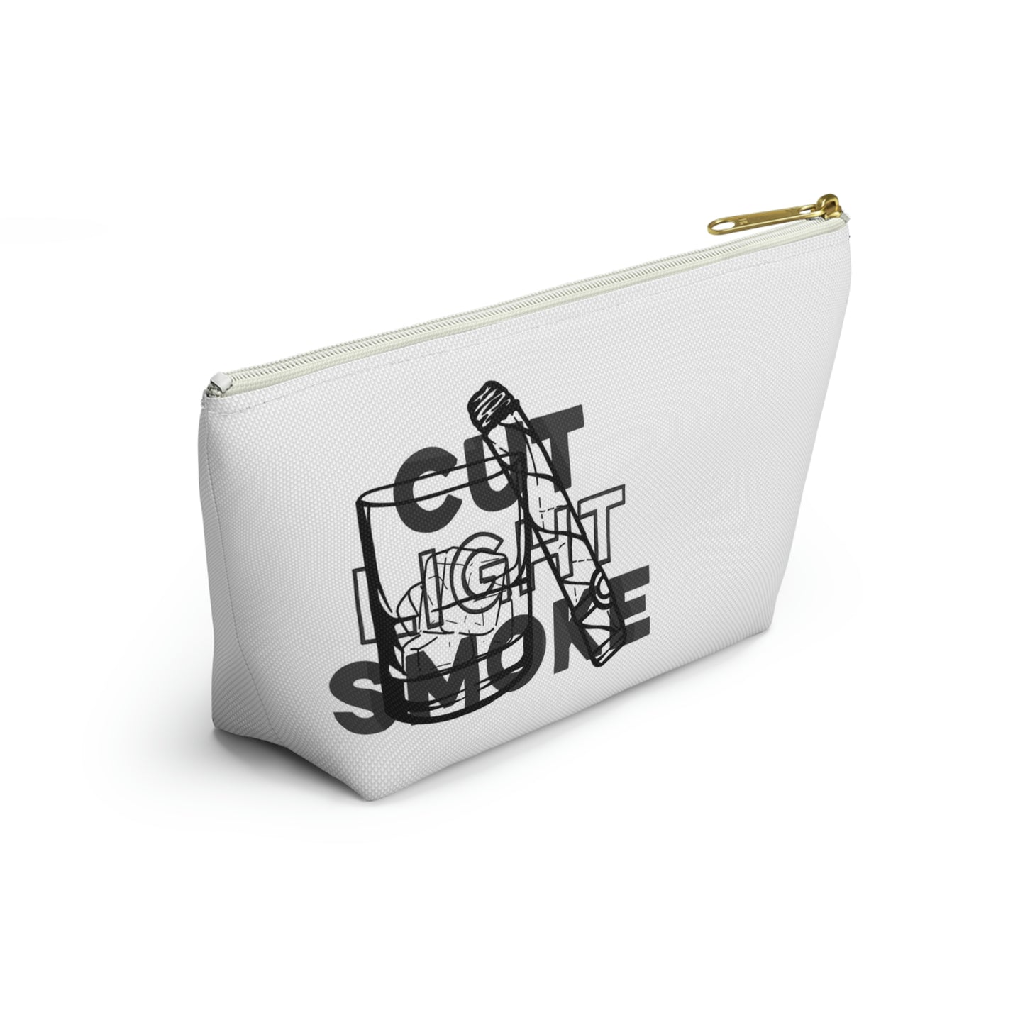 Cut Light Smoke Accessory Pouch w T-bottom