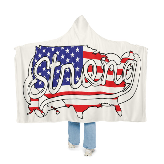 USA Strong Hooded Blanket