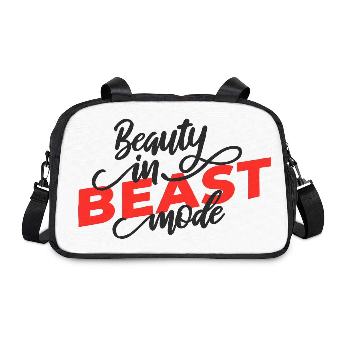 Beauty in Beast Mode - Red - Fitness Handbag