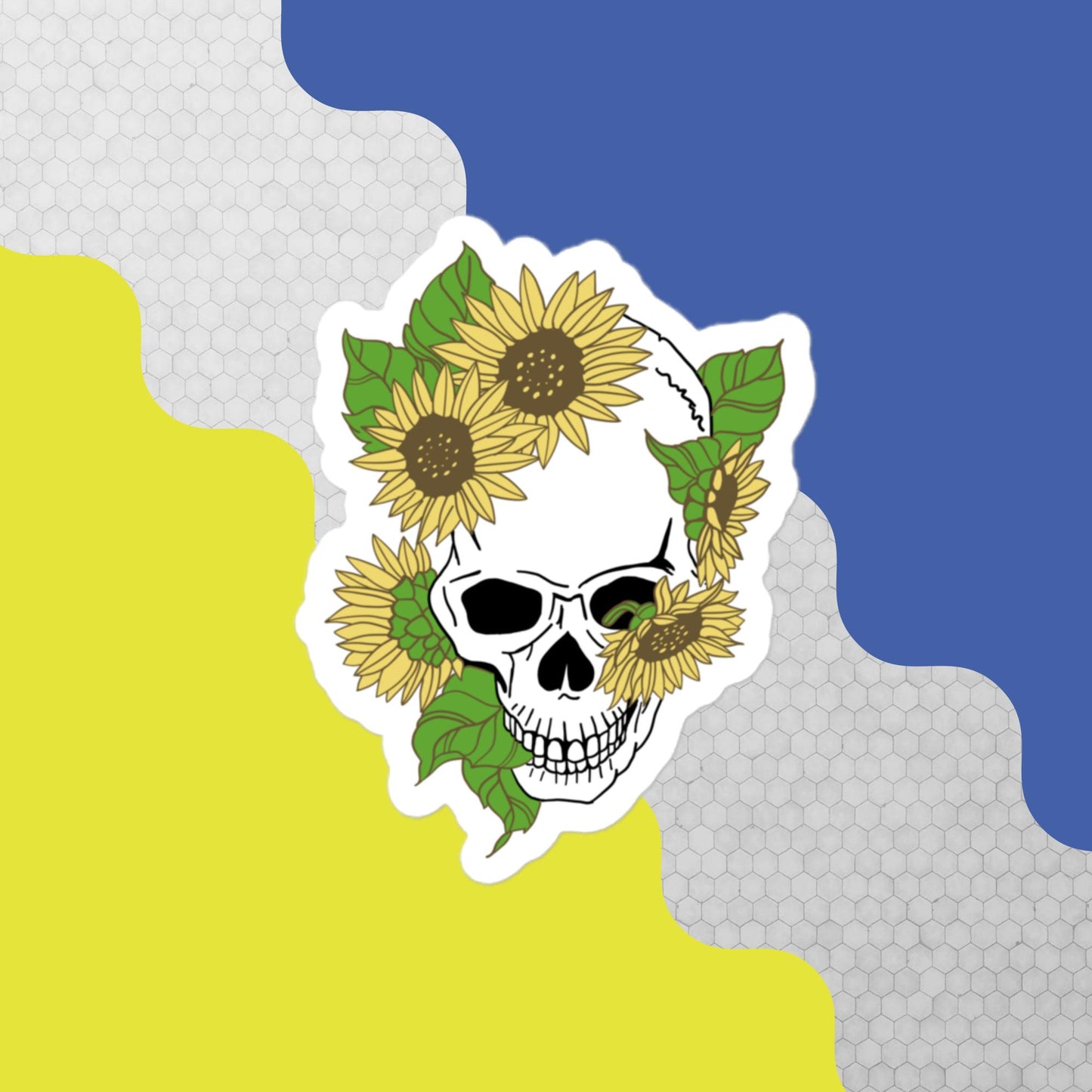 Skullflower Sticker