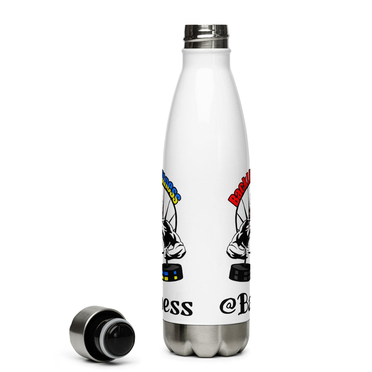 Backlit Fitness Stainless Steel Water Bottle