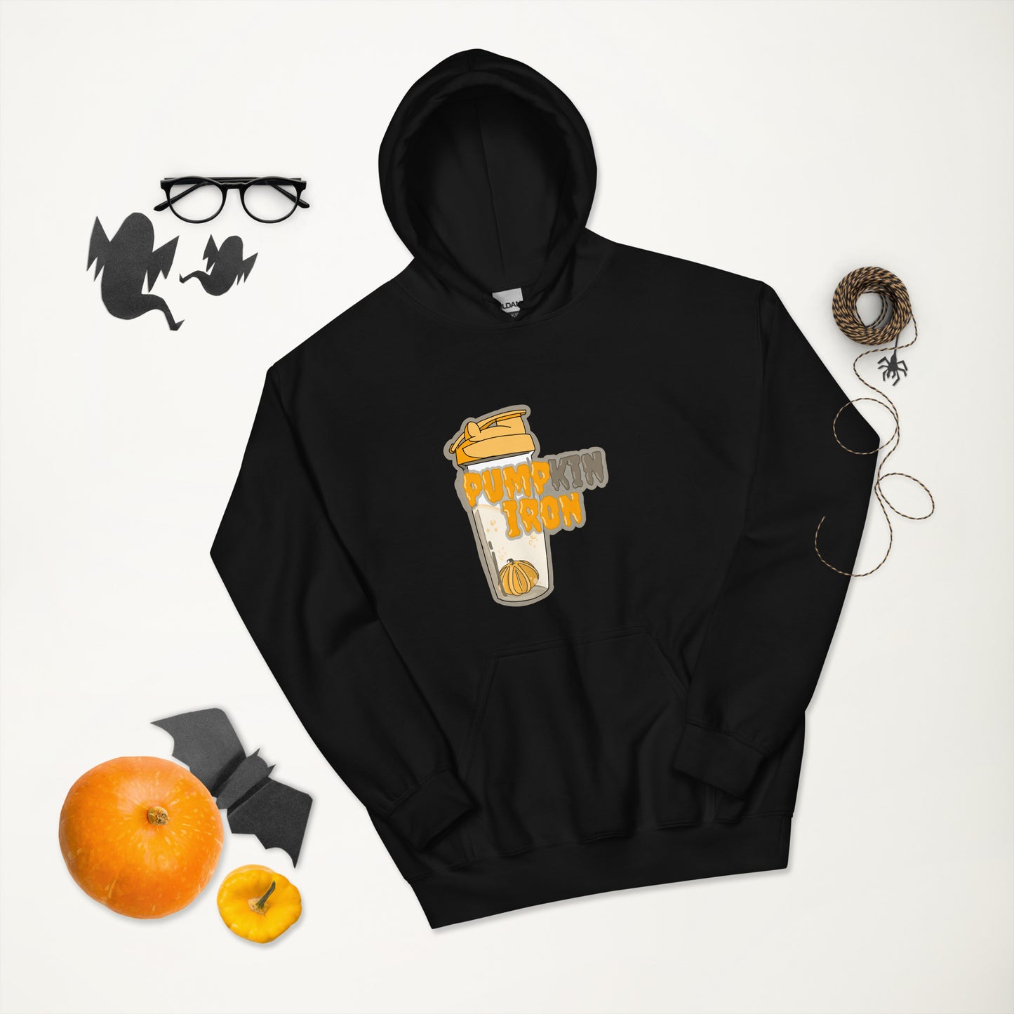 Pumpkin Iron Unisex Hoodie