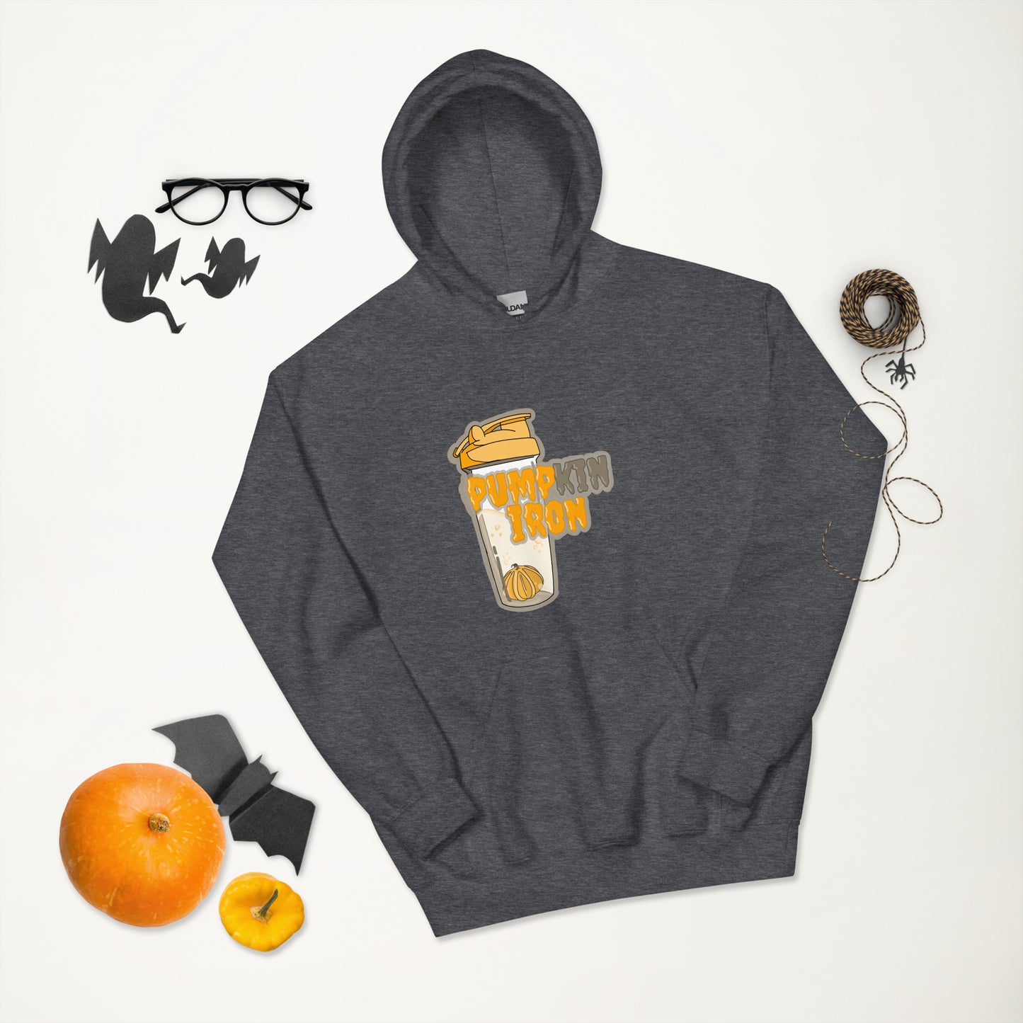 Pumpkin Iron Unisex Hoodie