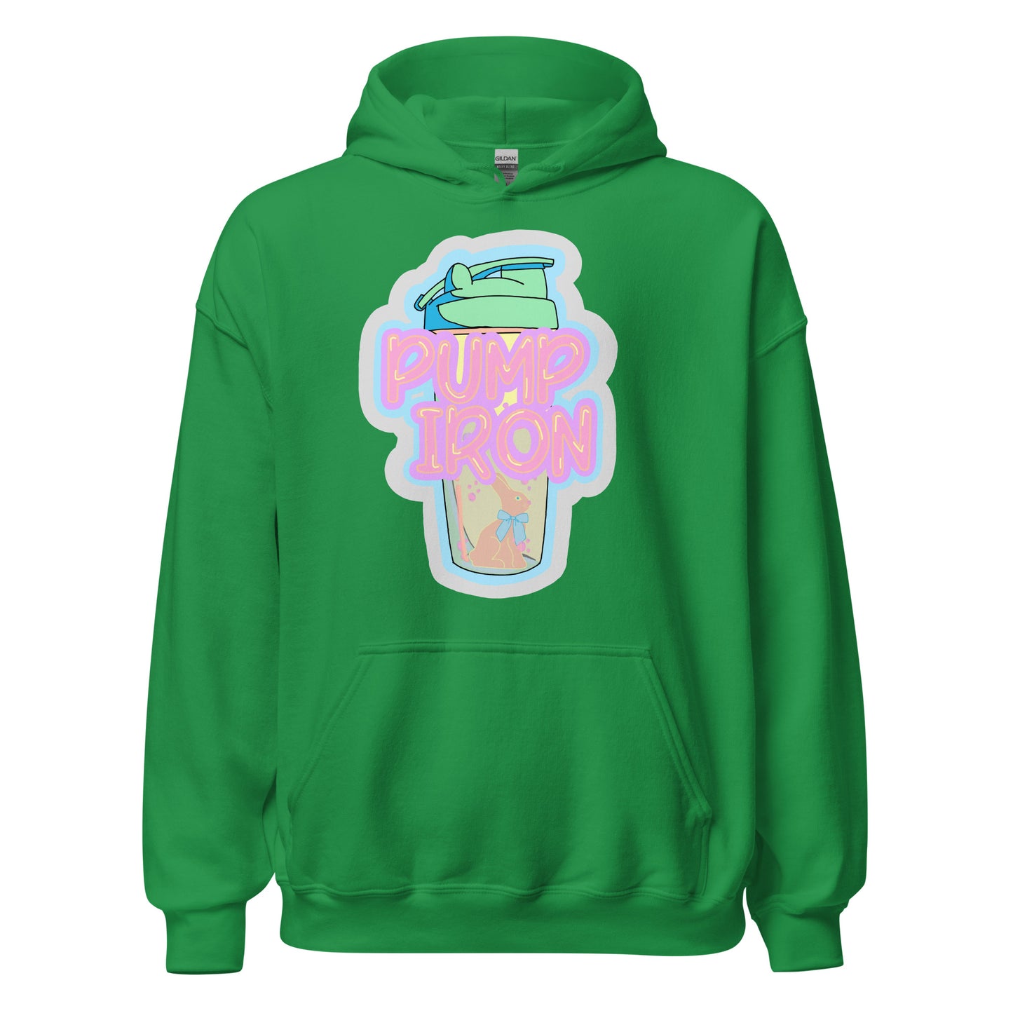 Pump Iron Bunny Hoodie