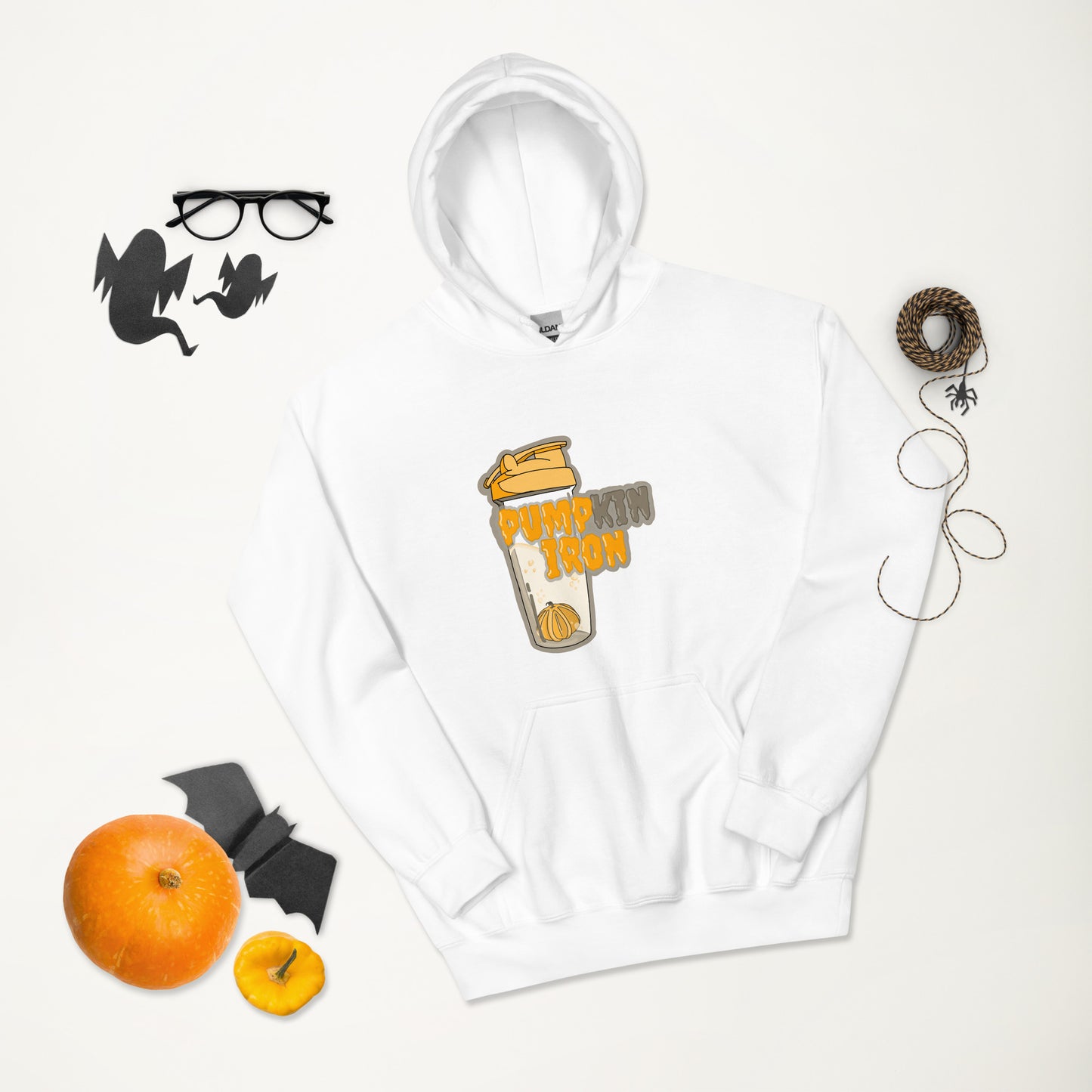 Pumpkin Iron Unisex Hoodie