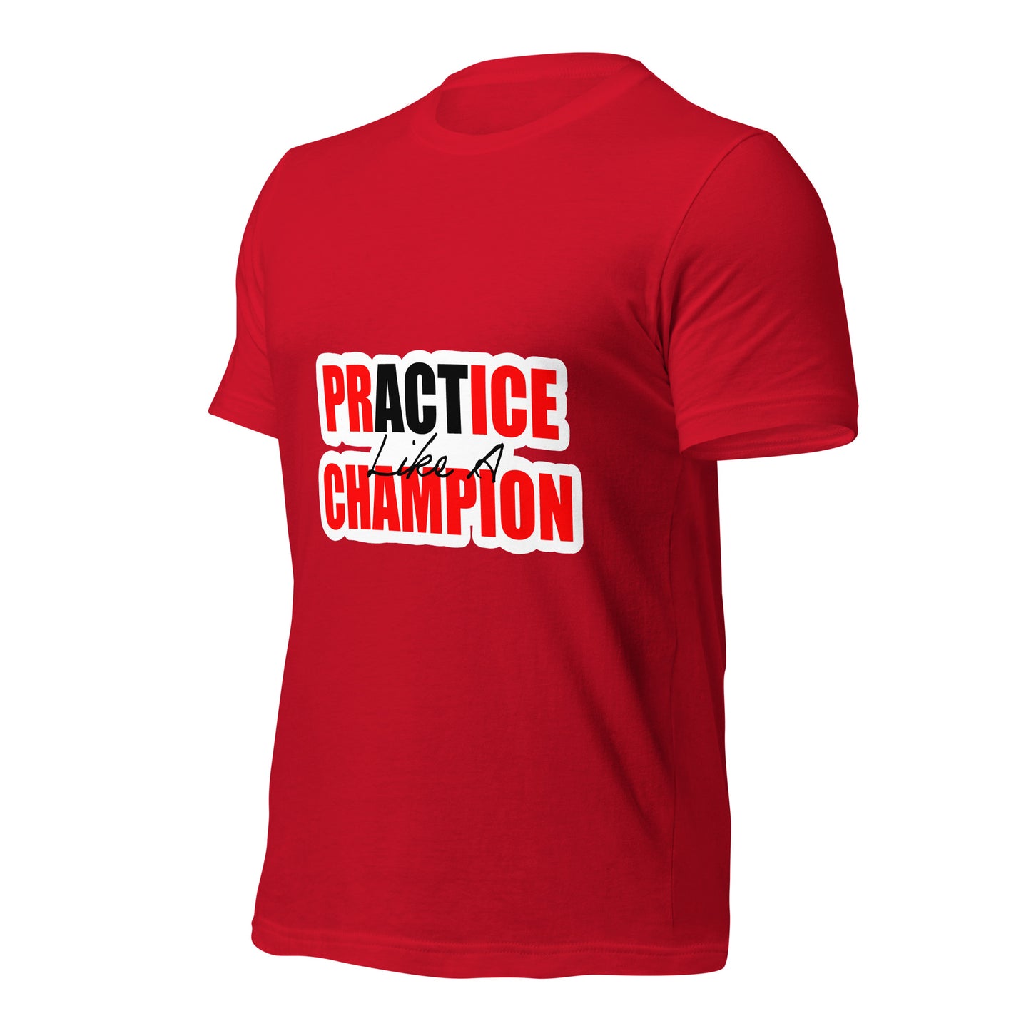 ACT Like A Champ T-shirt - Red