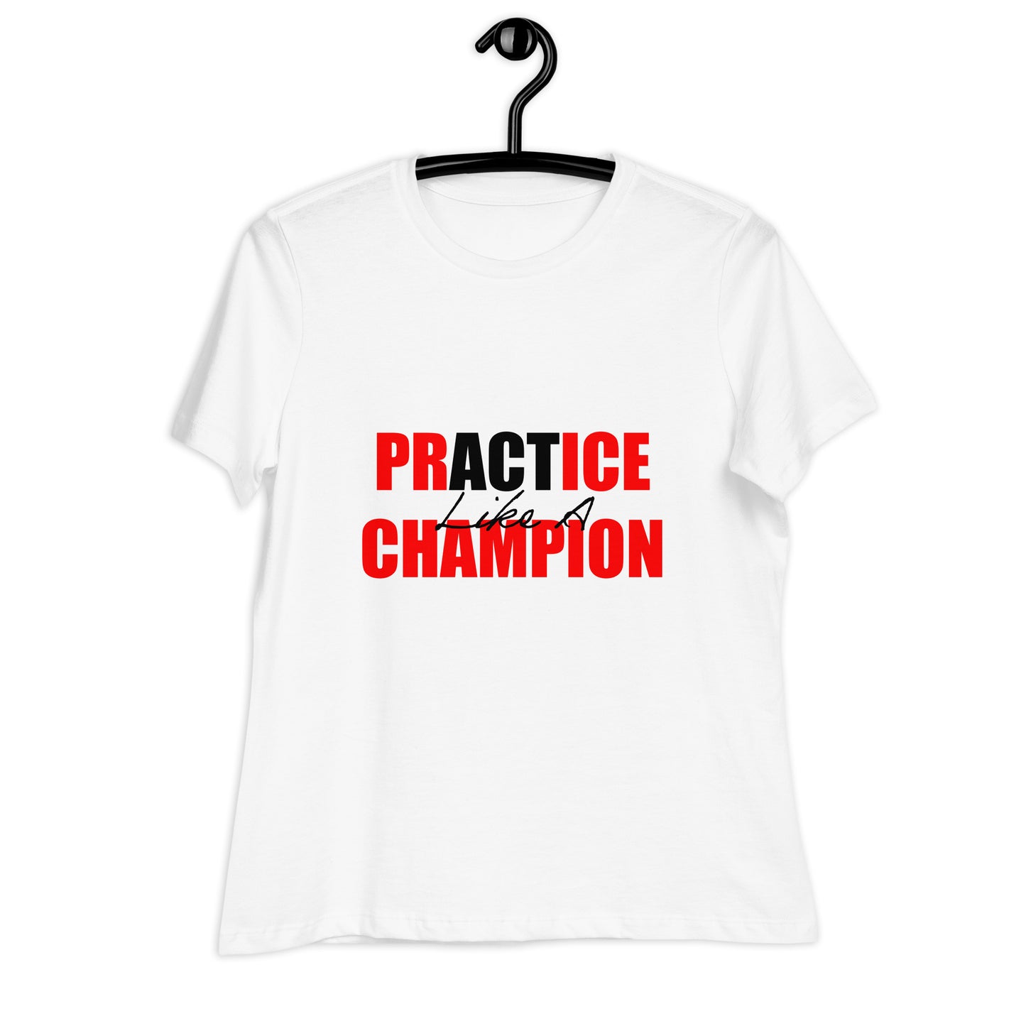 ACT Like A Champ Women's Relaxed T-Shirt - Red